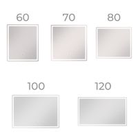 Зеркало с подсветкой VIGO Geometry Step 700 233 — фото 8, Зеркала в ванную комнату