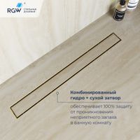 Душевой лоток Drain Leo-31Gb 60213140-06 — фото 1, Душевые лотки