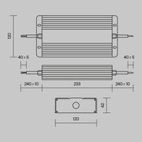 Источник напряжения Technical PSL008-400W-48V-IP67 — фото 6, Комплектующие для освещения