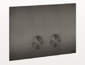 Клавиша смыва, Gessi, назначение-для инсталяций Geberit Sigma 8/12, ширина, мм-245, глубина, мм-5, высота, мм-155, тип смыва-двойной, цвет-Black Metal Brushed арт-54611.707 — фото 1, Кнопки смыва