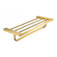 Полка для полотенца MILACIO Ultra (MCU.955.GD) настенная золото — фото 1, Полки для полотенец