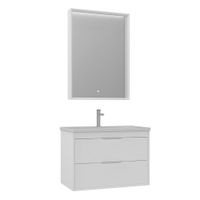 Товар: Тумба с раковиной ORKA Clay 80 подвесная, белый матовый 5004382 - фото 1 Тумба с раковиной ORKA Clay 80 подвесная, белый матовый 5004382 — фото 1, Тумбы с раковиной