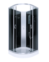 Душевая кабина ERLIT 35 серия ER3509PE-C3-RU тонированное стекло арт-ER3509PE-C4-RUS — фото 1, Душевые кабины