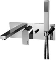 Смеситель для ванны с душем Paffoni Tango TA001CR (с внутренней частью) — фото 1, Смеситель для ванны