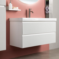 Тумба с раковиной Aquanet Альтера 80 цв. белый матовый арт-00340887 — фото 1, Тумбы с раковиной