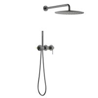 Товар: Душевая система встроенная Timo Saona SX-2349/18SM черное золото - фото 1 Душевая система встроенная Timo Saona SX-2349/18SM черное золото — фото 1, Встраиваемые душевые комплекты