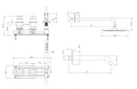 Товар: Душевая система ABBER Wasser Kreis 316 AF8150BST скрытого монтажа с изливом, термостат, сталь брашированная - фото 3 Душевая система ABBER Wasser Kreis 316 AF8150BST скрытого монтажа с изливом, термостат, сталь брашированная — фото 3, Встраиваемые душевые комплекты