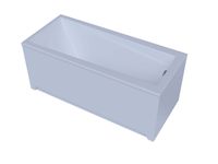 Акриловая ванна Aquatek Либра 150x70 прямоугольная, слив справа, с каркасом и экраном, без гидромассажа LIB150-0000040 — фото 1, Акриловые ванны