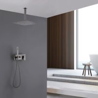 Душевая система ABBER Daheim скрытого монтажа без излива, никель арт-AF8221NG — фото 2, Встраиваемые душевые комплекты