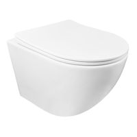 Сет 3 в 1 инсталляция Grohe Rapid SL с клавишей смыва + подвесной унитаз Azario Grado с быстросъемным сиденьем микролифт арт-38772001+AZ-0046 SP — фото 2, Комплекты унитаз + инсталляция