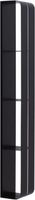 Полка Aquanet Магнум H 15x100 черная матовая, вертикальная арт-00326457 — фото 4, Полки для ванной и душа