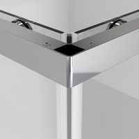 Товар: Душевое ограждение Niagara Nova NG-6629-34 (90х90х195) квадрат,хром,двери раздвижные,стекло прозрачное,1 место - фото 8 Душевое ограждение Niagara Nova NG-6629-34 (90х90х195) квадрат,хром,двери раздвижные,стекло прозрачное,1 место — фото 8, Квадратные душевые уголки