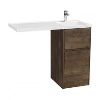 Фасады для тумбы ЛОНДРИ 40, компл. 2шт., дуб кантри 1A274901LHDY0 — фото 1, Тумбы под раковину