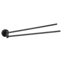 104204190 DARK Полотенцедержатель двойной поворотный, черный BEMETA — фото 1, Полотенцедержатели