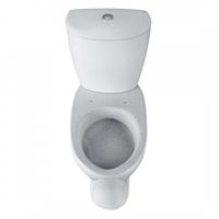 Унитаз-компакт "Версия" наклонный выпуск, с кнопочной арматурой и сиденьем, крап на белом SANTERI 1P4015S0100BF — фото 5, Напольные унитазы