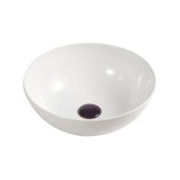 Раковина Azario 47,5 х47,5 х12, накладная, ультратонкая, белая арт-XML4004-1-B20 — фото 2, Раковины накладные