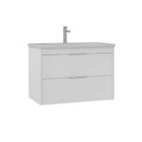 Тумба с раковиной ORKA Clay 80 подвесная, белый матовый 5004382 — фото 3, Тумбы с раковиной