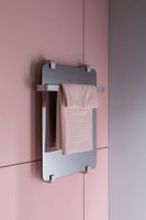 Полотенцесушитель электрический Allen Brau Infinity 60x44 с рейлингом и креплением, серебро браш 00288916 — фото 11, Электрические полотенцесушители