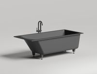 Ванна встраиваемая CASCATA KIT 180x80 104513M — фото 1, Ванны