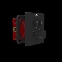 Встраиваемый смеситель для душа VSCV-321TMB двухфункциональный, термостатический, черный — фото 3, Смеситель для душа