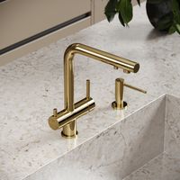 Товар: Смеситель для кухни SANCOS Foster с возможностью подключения фильтра для воды, цвет полированное золото, арт. арт-SC4014ZG - фото 2 Смеситель для кухни SANCOS Foster с возможностью подключения фильтра для воды, цвет полированное золото, арт. арт-SC4014ZG — фото 2, Смесители для кухни