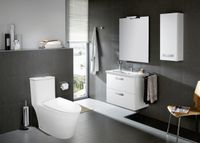 Унитаз-моноблок Azario ANSA 385х695x775 безободковый, в комплекте с сиденьем дюропласт микролифт, белый арт-AZ-2301 — фото 13, Напольные унитазы