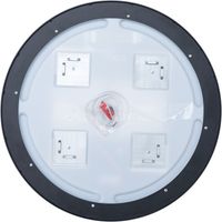 Зеркало Aquanet Тренд 60 черный арт-00316704 — фото 2, Зеркала в ванную комнату