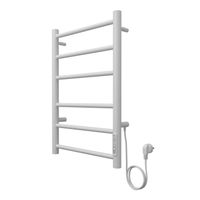 Полотенцесушитель электрический AZARIO PARMA 400/600 6 секций, диммер справа, белый арт-AZ10846W — фото 6, Электрические полотенцесушители