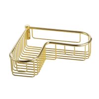 COMPLEMENTI Решетка угловая фигурная, L30xP30xH9 см., золото 22056 — фото 1, Полки