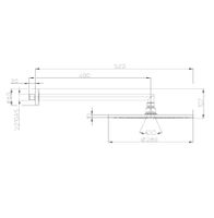 Товар: Верхний душ Bossini Cosmo H70596I.094 Ø280 мм настенный с кронштейном 40 см Easy Clean цвет никель шлифованный - фото 3 Верхний душ Bossini Cosmo H70596I.094 Ø280 мм настенный с кронштейном 40 см Easy Clean цвет никель шлифованный — фото 3, Верхние души