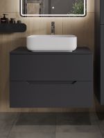 Товар: Orange Line Li-80TugMDF+B05-500W тумба с раковиной подвесная 80 см, графит/белый Li-80TugMDF+B05-500W - фото 3 Orange Line Li-80TugMDF+B05-500W тумба с раковиной подвесная 80 см, графит/белый Li-80TugMDF+B05-500W — фото 3, Тумбы с раковиной