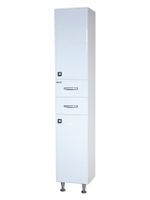 Джулия-35 пенал с 2 ящ. белый лев./прав. 4621204710012 — фото 1, Пеналы для ванной комнаты