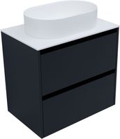 Тумба под раковину Allen Brau Activity 70 1.34003.AM антрацит матовый/черный браш — фото 7, Тумбы под раковину