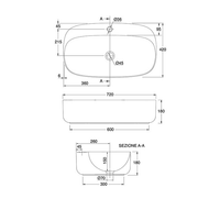 Товар: Раковина Scarabeo MOON накладная без перелива с одним отверстием цвет песочный матовый арт-5505 52 - фото 4 Раковина Scarabeo MOON накладная без перелива с одним отверстием цвет песочный матовый арт-5505 52 — фото 4, Раковины накладные