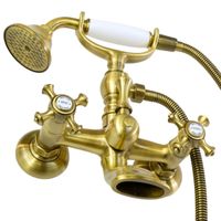 Товар: PRESTIGE См-ль д/ванны внешний плоский излив, золото 32449 - фото 4 PRESTIGE См-ль д/ванны внешний плоский излив, золото 32449 — фото 4, Смеситель для ванны