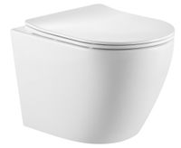 Комплект 3в1 IBERICA BLANCA инсталляция SILENCIO MINI, унитаз BILBAO ALTO белый, кнопка смыва ESTI-Q белый глянцевый (IB.001M.BLA.234.831) — фото 5, Комплекты унитаз + инсталляция