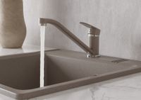 Мойка для кухни Парма 510x470x175 мм, квадратная, серый шелк 1A713032PM250 — фото 6, Кухонные мойки