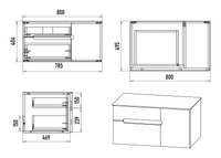 Тумба под раковину арт-П-Роя-01080-011П2Я — фото 8, Тумбы под раковину