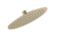 Верхний душ Ø300 мм, нержавеющая сталь, золото шлифованное арт-AQM8605BG — фото 1, Верхние души