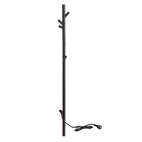 Электрический полотенцесушитель стойка мини, 30W, нержавеющая сталь, черный арт-704151010 — фото 2, Электрические полотенцесушители