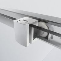 Душевой уголок Garda , 1200*1000, брашированный никель, стекло прозрачное арт-VSS-1G1012CLBN — фото 2, Прямоугольные душевые уголки