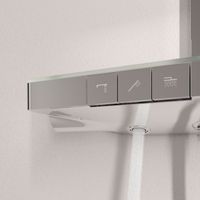 Душевая стойка SANCOS Vos с термостатическим смесителем, изливом, полкой, шлангом 1,5 м, верхним и ручным душем, цвет хром, арт. арт-SC6100CH — фото 8, Душевые стойки