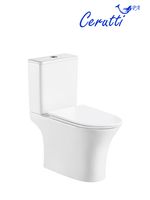 Унитаз компакт Ceruttispa CT7193 с бачком и сиденьем Микролифт — фото 5, Напольные унитазы
