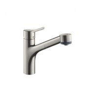 Товар: Смеситель для кухни, Hansgrohe, Talis M52, тип открывания воды-однорычажный, тип регулирования воды-керамический картридж, монтаж-на раковину/столешницу, отверстия для монтажа-1, высота, мм-224, вынос излива, мм-222, тип излива-выдвижной, поворотный 150°, тип подводки-гибкая, стандарт подвода воды-3/8", цвет-сталь арт-73860800 - фото 1 Смеситель для кухни, Hansgrohe, Talis M52, тип открывания воды-однорычажный, тип регулирования воды-керамический картридж, монтаж-на раковину/столешницу, отверстия для монтажа-1, высота, мм-224, вынос излива, мм-222, тип излива-выдвижной, поворотный 150°, тип подводки-гибкая, стандарт подвода воды-3/8", цвет-сталь арт-73860800 — фото 1, Смесители для кухни