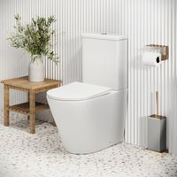 Унитаз напольный Grossman Color (620х365х810) безободковый,белый матовый с тонкой крышкой,микролифт,2 места арт-GR-4480MS — фото 4, Напольные унитазы