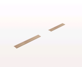 Трап душевой, Gessi, Shower outfit DRAINS, 80 см. для GEBERIT Cleanline/VIEGA Advantix Cleviva, цвет-Warm Bronze Brushed PVD арт-67055.726 — фото 1, Трапы для душа