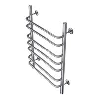 Товар: Полотенцесушитель водяной AZARIO FERRARA 500/800 7 секций, нижнее/диагональное подключение, 1/2", хром арт-AZ09158 - фото 2 Полотенцесушитель водяной AZARIO FERRARA 500/800 7 секций, нижнее/диагональное подключение, 1/2", хром арт-AZ09158 — фото 2, Водяные полотенцесушители