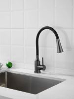 Смеситель для кухни с гибким изливом и режимом душ BELZ , оружейная сталь арт-B74810-3 — фото 7, Смесители для кухни