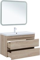 Тумба под раковину Aquanet Нота New 100 дуб светлый арт-00334200 — фото 5, Тумбы под раковину