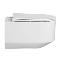 Унитаз ABBER Bequem AC1130 подвесной белый, безободковый, смыв торнадо — фото 6, Подвесные унитазы